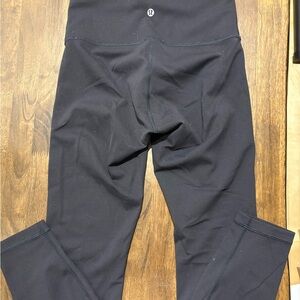 Lululemon Black High-Waisted Leggings (wunder Train)